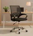 Clerical Mesh Office Chair - Black - 3