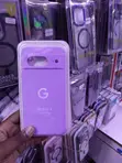 Kifaa cha Google Pixel 8 cha Silicone cha Rangi ya Zambarau - 1