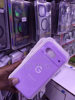 Kifaa cha Google Pixel 8 cha Silicone cha Rangi ya Zambarau