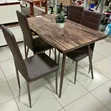 Seti ya Kula ya Kahawia ya Kifahari ya Viti 4 - 2