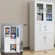 Kabati la Ofisi la Metali lenye Milango 2 na Sehemu Salama - 2
