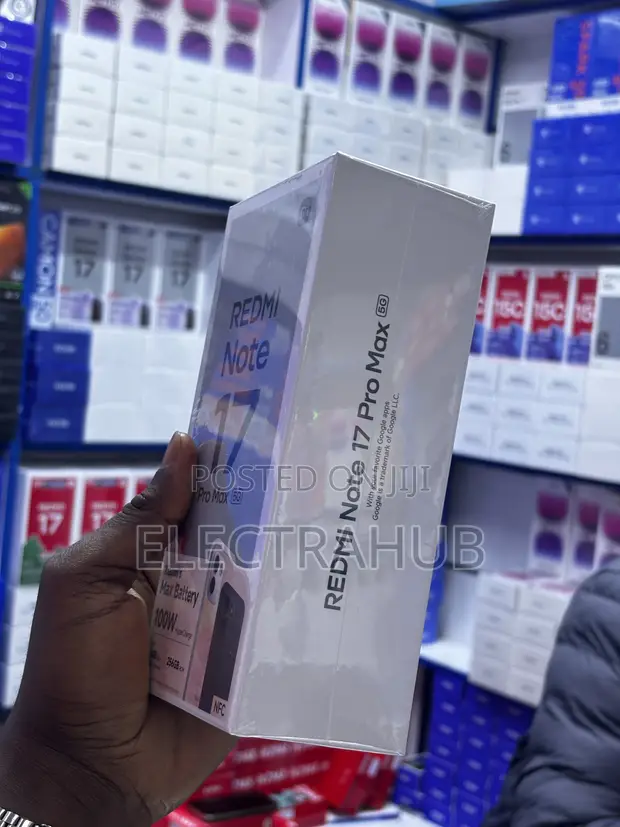 Xiaomi Redmi Note 17 Pro Max 256GB Mpya Nyeusi - 1