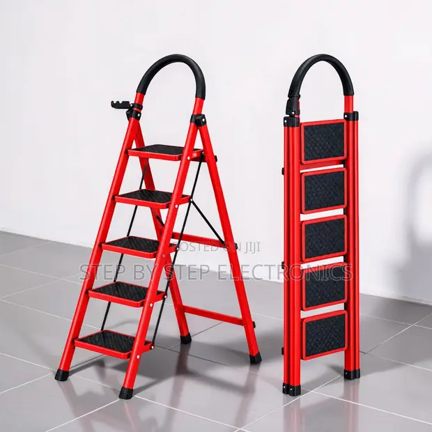 Heavy-Duty Folding Step Ladder (2-5 Steps) - 1