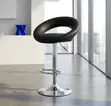 Adjustable Height Leather Swivel Bar Stool - 2