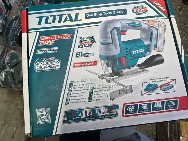 Total Cordless Jigsaw (Betri Inauzwa Kando) - 1
