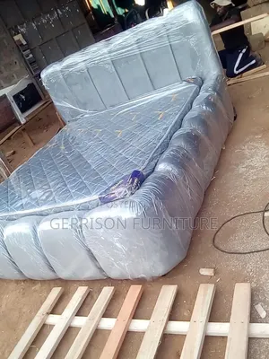 Luxury Grey Bubble Bed with Mattress