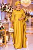 Quality Kaftan Dress with Head Ribbon - 2