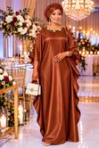 Quality Kaftan Dress with Head Ribbon - 3