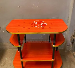Flowered-Shaped Wooden TV Stand