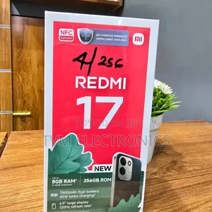 Xiaomi Redmi 17 Mpya 256GB Nyeusi