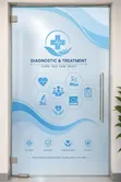 Frosted Glass Film yenye Logo Maalum | Office Privacy Film - 1