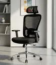High-Back Orthopedic Office Chair - Ergonomic Desk Seat - 2