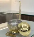 Kifaa cha Kula cha Dhahabu cha Kifahari chenye Dekeli - 2