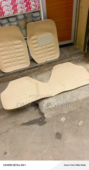 Beije Universal 3pc Floor Mat Set yenye Deep Channels