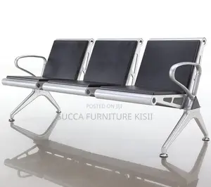GUCCA FURNITURE Benchi la Kusubiria Uwanja wa Ndege la Njia 3 la Heavy Duty