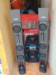Nobel 2.1 Home Entertainment Sound System yenye LED Lights - 2