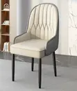 Kiti cha Chakula cha Leatherette Kisicho na Mikono - 4