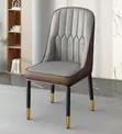 Kiti cha Chakula cha Leatherette Kisicho na Mikono - 5