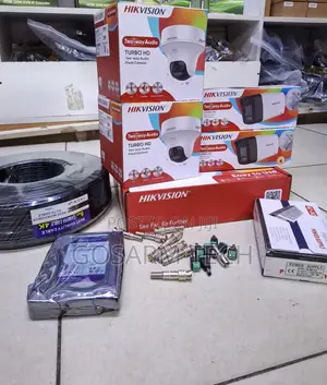 Hikvision 4-Channel CCTV Kit - ColorVu, Sauti ya Njia 2