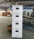 4-Drawer Lockable Office Filing Cabinet - Steel - 4