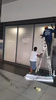 Frosted Glass Branding Film | Filamu ya Nembo ya Ofisi - 1