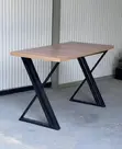 Modern Rectangular Computer Desk with Metallic Legs - 3