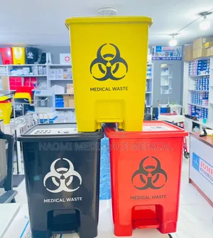 Biohazard 30L Colour-Coded Pedal Bins