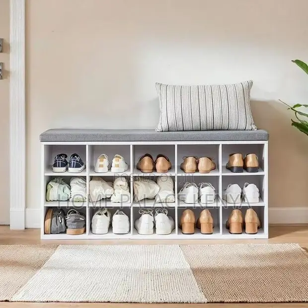 Modern Kids Footwear Cabinet - Gray - 1