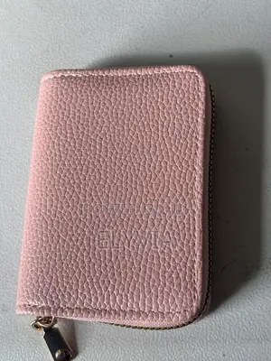 Kadi ya Ngozi ya Pebbled - Pink ya Blush Lain