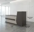 240cm Executive Counter Desk kwa Watu Wawili - 3