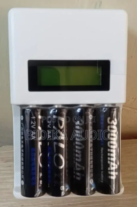 Palo LCD Smart Battery Charger 4-Slot AA AAA Fast Charging - 1