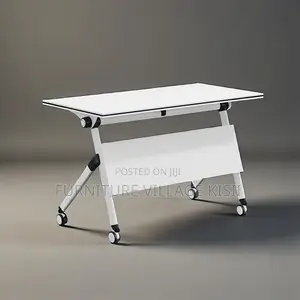 White Folding Office Table