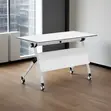 White Folding Office Table - 3