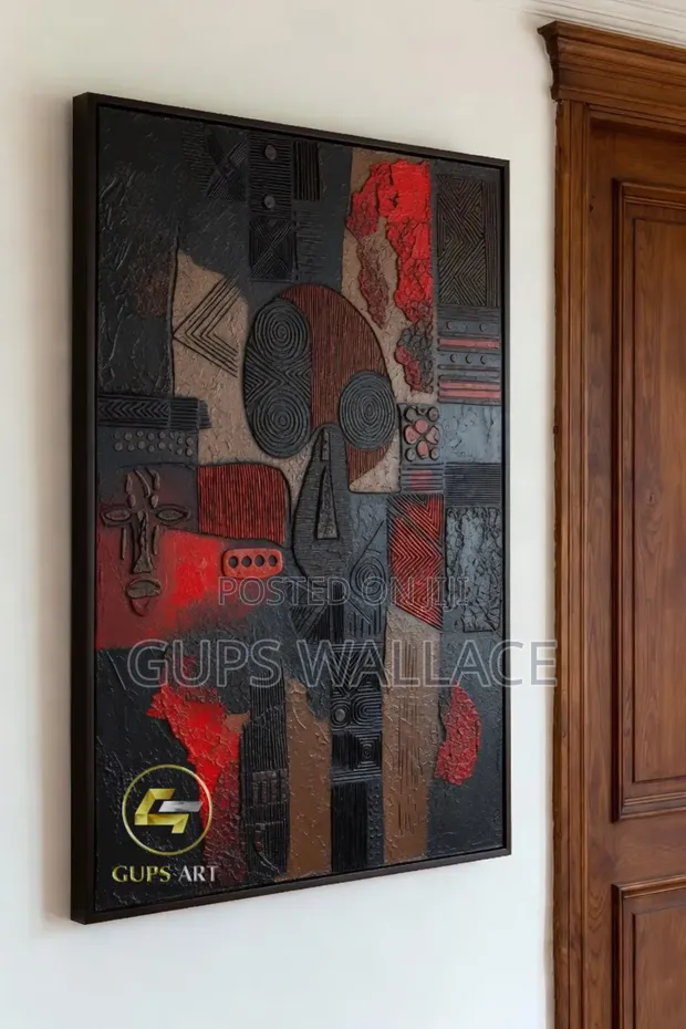 Abstract Painting on Canvas - 1