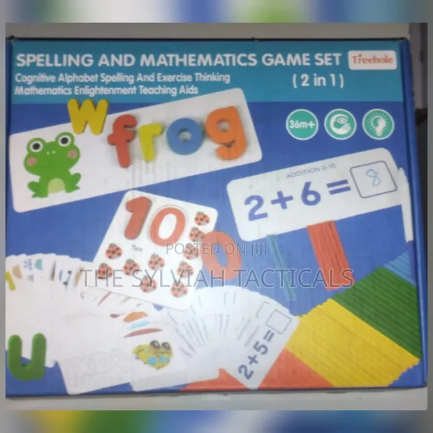 2 in 1 I Love Mathematics/Spelling Game - 1