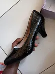 ROSER Women's Crocodile Print Court Pumps (Size 40) - 1