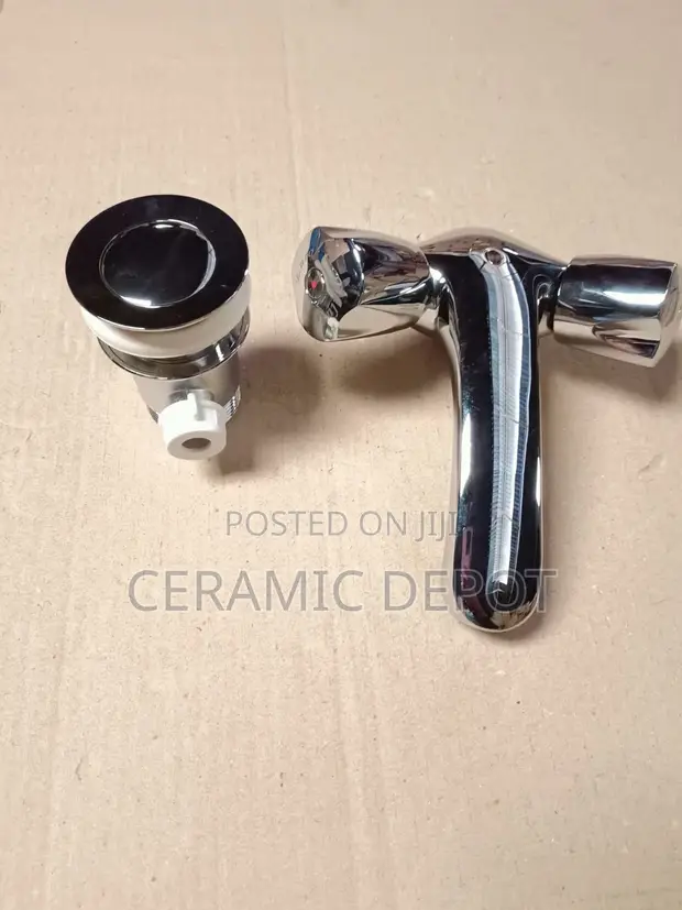 Euro Delux Basin Mixer with Popup Waste - 1