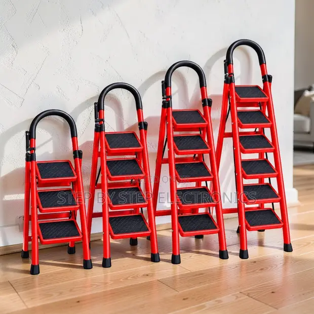 Heavy-Duty Folding Step Ladder (2-5 Steps) - 1