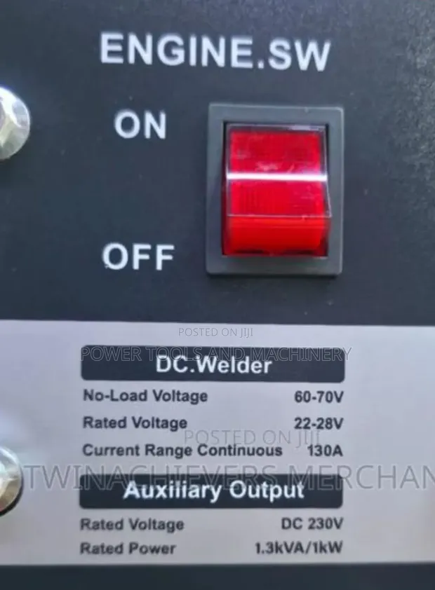 Honda Welding Generator Bora 130Ah / 1.3kVA - 1