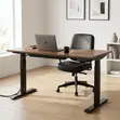L-Shaped Electric Desk with 2 Motors - 1