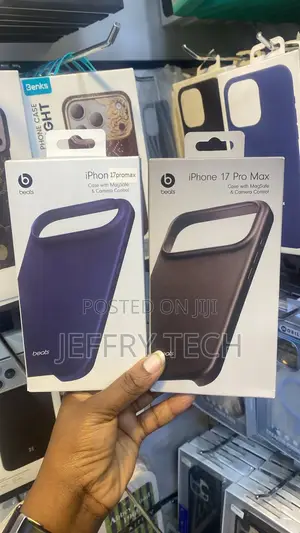 Kesi za iPhone 17 Pro Max na MagSafe - Bluu na Nyeusi