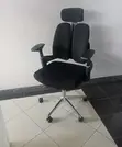Fabric Dual Back Adjustable Desk Chair - 4