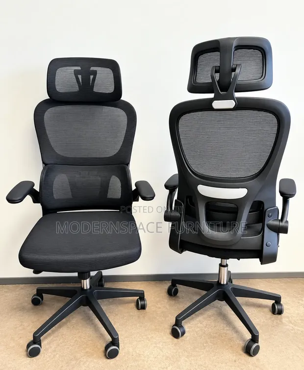 Boss Office Products Black Ergonomic Office Chair - 1