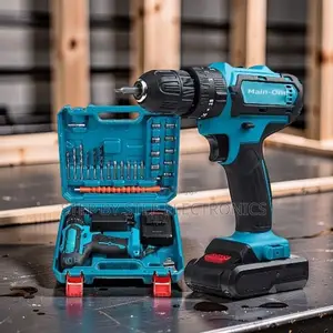 Main-One Cordless Drill Machine with Free Drill Bits