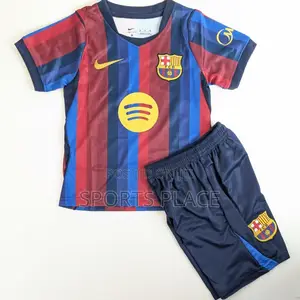 FC Barcelona 26/27 Jersey Kit ya Watoto