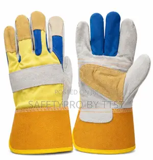 Multi Palm Leather Work Gloves