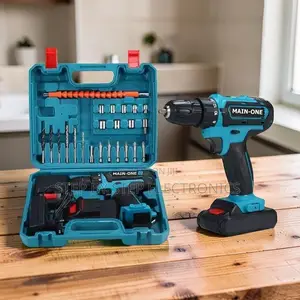 Main-One Cordless Drill Machine yenye Adjustable Speed