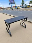 Modern Office Desk with Cable Management - Black - 2