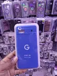 Google Pixel 6a Blue Liquid Silicone Case - 1