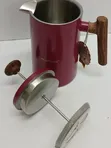 French Press ya Kahawa na Mshikio wa Mianzi (1000ml) - 2